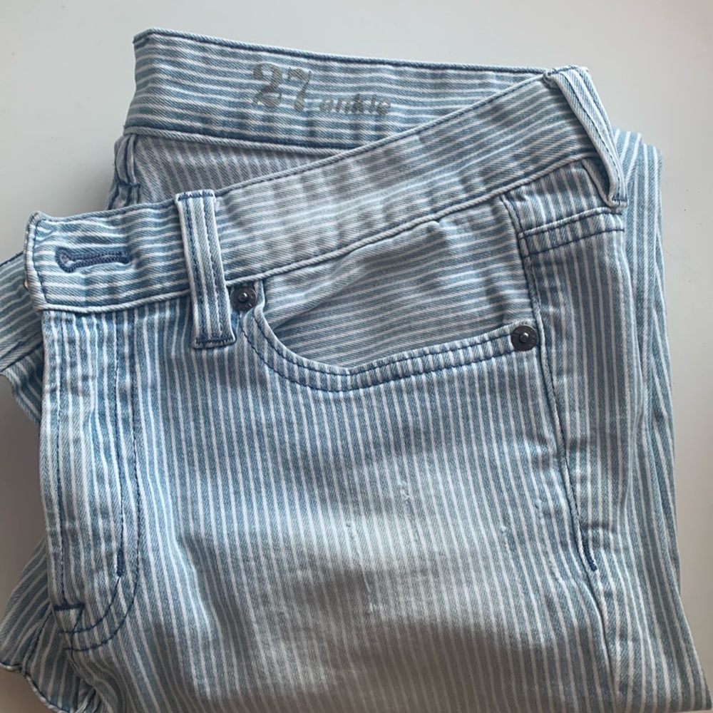 J.Crew Toothpick Jeans 27 ankle
